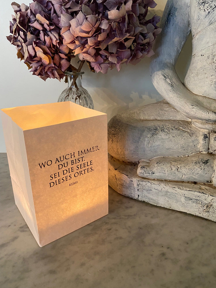 Lichttüte "Sei die Seele..."