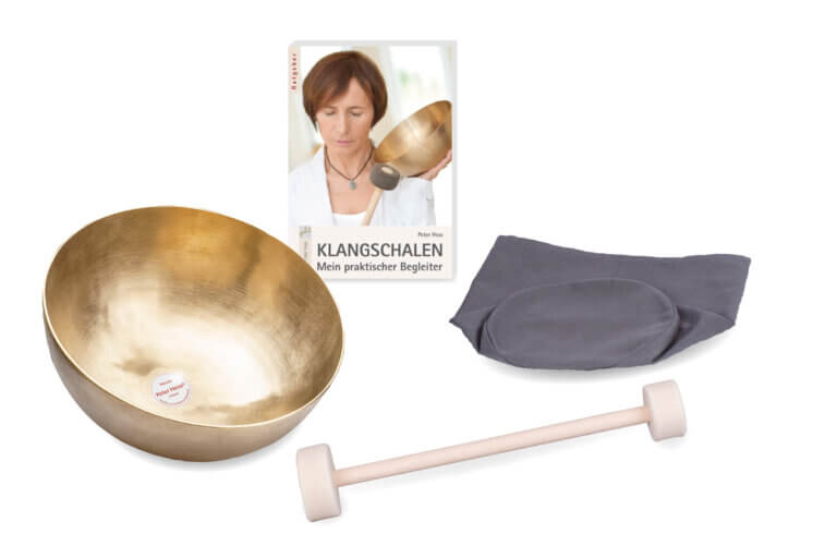 Peter Hess® Therapie Klangschale – Einsteiger Set (Qualität: Premium/ Permanentbeschichtung: Mit)