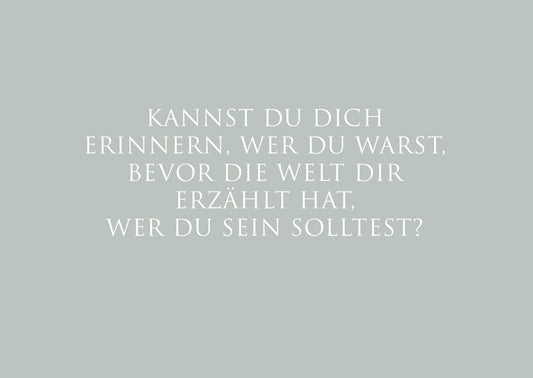 Postkarte "Kannst Du Dich erinnern"