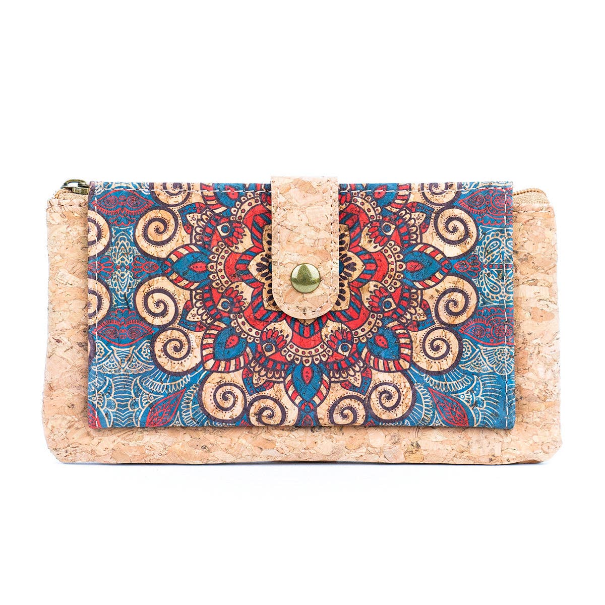 Elegantes Portemonnaie aus veganem Kork